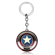 Load image into Gallery viewer, Marvel Jewelry The Avengers 4 Loki Scepter Keychain Iron Man Thor&#39;s Hammer Mjolnir Stormbreaker Axe Key Chain for Men Jewelry