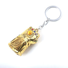 Load image into Gallery viewer, Marvel Jewelry The Avengers 4 Loki Scepter Keychain Iron Man Thor&#39;s Hammer Mjolnir Stormbreaker Axe Key Chain for Men Jewelry