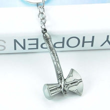 Load image into Gallery viewer, 2019 NEW Marvel Avengers Thor's Hammer Mjolnir Keychain Captain America Shield Hulk Batman Mask KeyChain Keyrings Drop Wholesale