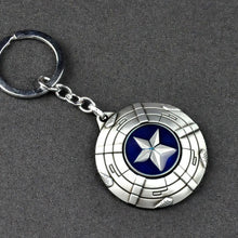 Load image into Gallery viewer, 2019 NEW Marvel Avengers Thor's Hammer Mjolnir Keychain Captain America Shield Hulk Batman Mask KeyChain Keyrings Drop Wholesale