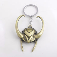 Load image into Gallery viewer, 2019 NEW Marvel Avengers Thor's Hammer Mjolnir Keychain Captain America Shield Hulk Batman Mask KeyChain Keyrings Drop Wholesale