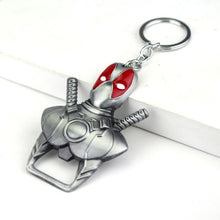 Load image into Gallery viewer, 2019 NEW Marvel Avengers Thor's Hammer Mjolnir Keychain Captain America Shield Hulk Batman Mask KeyChain Keyrings Drop Wholesale