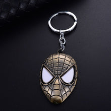 Load image into Gallery viewer, 2019 NEW Product Marvel Avengers Thor's Hammer Mjolnir Key Chain Captain America Shield Hulk Batman Mask KeyChain Key Rings Gift