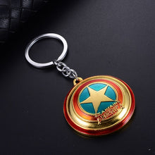 Load image into Gallery viewer, 2019 NEW Product Marvel Avengers Thor's Hammer Mjolnir Key Chain Captain America Shield Hulk Batman Mask KeyChain Key Rings Gift
