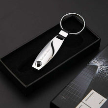 Load image into Gallery viewer, Drop-shaped car emblem LOGO key chain for Audi Ford BMW mercedes key ring men women pendant keyring custom keychain accessories