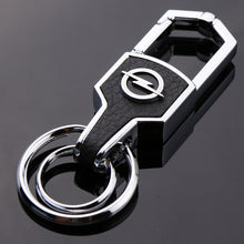 Load image into Gallery viewer, 3D Metal Car Logo Keychain Key Chain Key Rings Chaveiro Llavero for Renault bmw benz audi vw kia Opel Auto Pendant car styling
