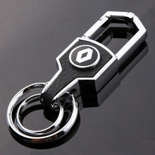 Load image into Gallery viewer, 3D Metal Car Logo Keychain Key Chain Key Rings Chaveiro Llavero for Renault bmw benz audi vw kia Opel Auto Pendant car styling