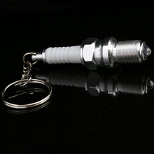 Load image into Gallery viewer, 1Pcs Casual LED Key Chain Spark Plug Key Chain Keychain Car Parts Keyrings